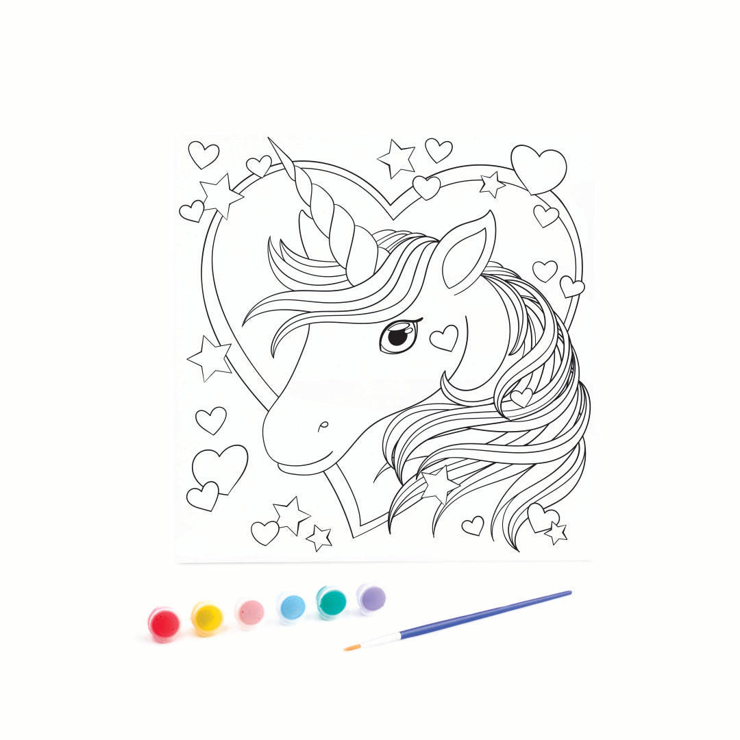 Kids Canvas Set - Unicorn Head